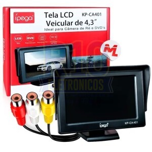 MONITOR LCD VEICULAR IPEGA KP-CA401 PARA CAMERA DE RÉ ( BLACK FRIDAY )