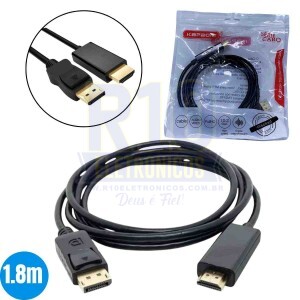 CABO DISPLAYPORT PARA HDMI KA-V810 1,80M