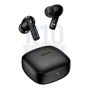 FONE BLUETOOTH BASEUS BOWIE E19 PRETO 33 HORAS DE BATERIA