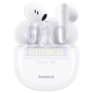 FONE BLUETOOTH BASEUS BOWIE E13 BRANCO 30 HORAS DE BATERIA ( BLACK FRIDAY )