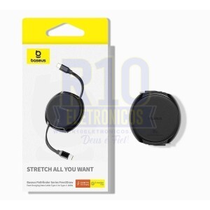 CABO USB BASEUS CB000062 PRETO STRETCH ALL YOU WANT 100W