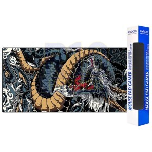 MOUSE PAD GAMER 90X40 ( GRAGÃO AZUL ) EXBOM 9040A