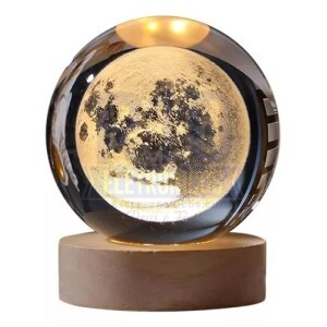 LUMINARIA ESFERA DE CRISTAL KAPBOM KA-1382 (LUA)