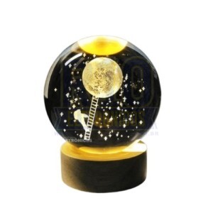LUMINARIA ESFERA DE CRISTAL KAPBOM KA-1382 (ESCADA) ( BLACK FRIDAY )
