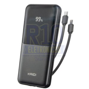 POWER BANK 10000MAH KAIDI KD-961 22.5W COM VISOR