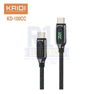 CABO USB TIPO-C KAIDI KD-100CC TURBO 6A 120W