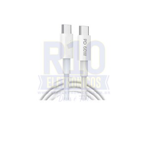 CABO USB-C TI-BLUE LE-886 PD60W USB-C/USB-C 60W REFORÇADO ( BLACK FRIDAY )