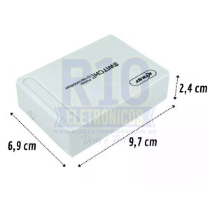 SWITCH 5 PORTAS KNUP SW105 10/100/1000 GIGABIT