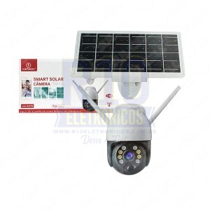 CAMERA IP KAPBOM KA-S078 COM PLACA SOLAR EXTERNA (ICSEE) ( BLACK FRIDAY )