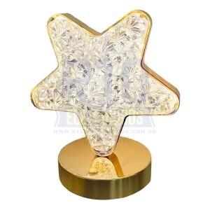 LUMINÁRIA CRIATIVA BMAX BM-F1192 (ESTRELA) RECARREGÁVEL ( BLACK FRIDAY )