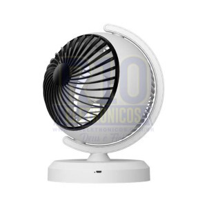 VENTILADOR KAPBOM KA-F1811 COM GIRO DE 360º E LUMINÁRIA