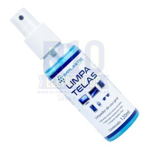 LIMPA TELA IMPLASTEC 120ML SEM FLANELA