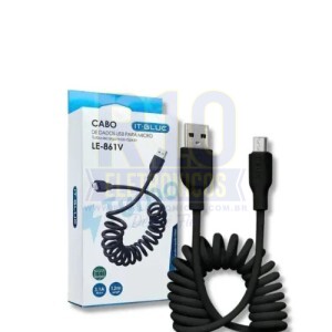 CABO USB V8 IT-BLUE LE-861V ESPIRAL TURBO 1,2M ( BLACK FRIDAY )