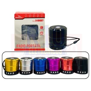 CAIXA DE SOM BLUETOOTH D-BH887 GRASEP
