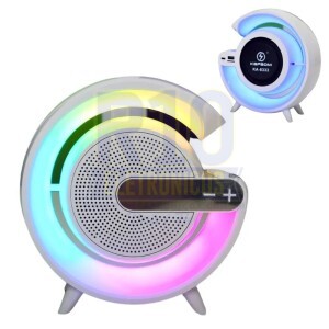 CAIXA DE SOM BLUETOOTH KAPBOM KA-8333 LUMINARIA G LED RGB COM VISOR