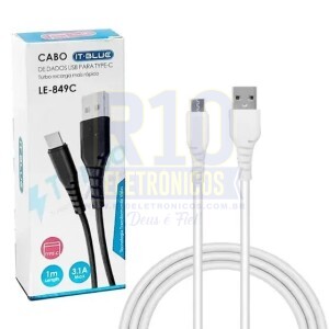 CABO USB TIPO-C IT-BLUE LE-849C TURBO 1METRO 3.1A