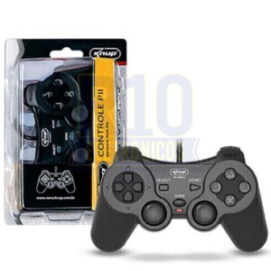 CONTROLE PS2 KNUP KP-GM014 COM FIO
