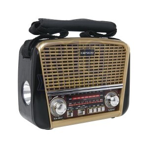 RADIO RETRÔ KAPBOM KA-8807 AM/FM COM LANTERNA