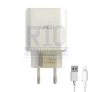 CARREGADOR KAIDI IPHONE TURBO KD-111A 18W