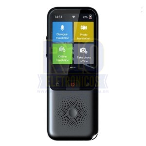TRADUTOR PORTÁTIL COM 138 IDIOMAS TRADUÇÃO DE VOZ E FOTO ONLINE/OFFLINE