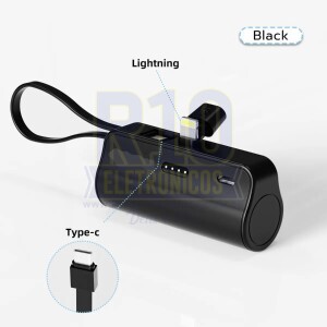 POWER BANK 5000MAH KAPBOM KA-9210 MINI PARA IPHONE ( BLACK FRIDAY )