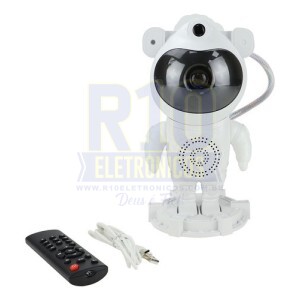 CAIXA DE SOM BLUETOOTH KAPBOM KA-L60 ASTRONAUTA COM PROJETOR ( BLACK FRIDAY )