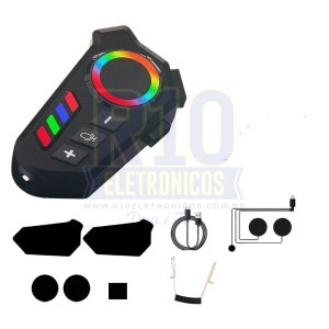 FONE BLUETOOTH KAPBOM KA-B06 PARA CAPACETE ( MOTO ) ( BLACK FRIDAY )